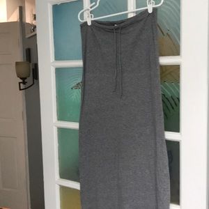 J.CREW drawstring maxi skirt.